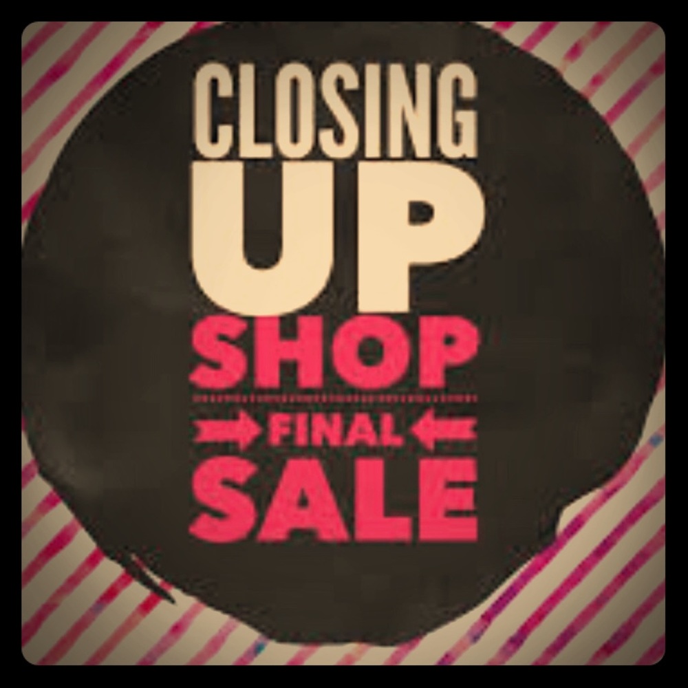 Closing shop— all items priced to sell!